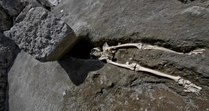 Headless Skeleton Of Man Trying To Flee Vesuvius Eruption Found At Pompeii