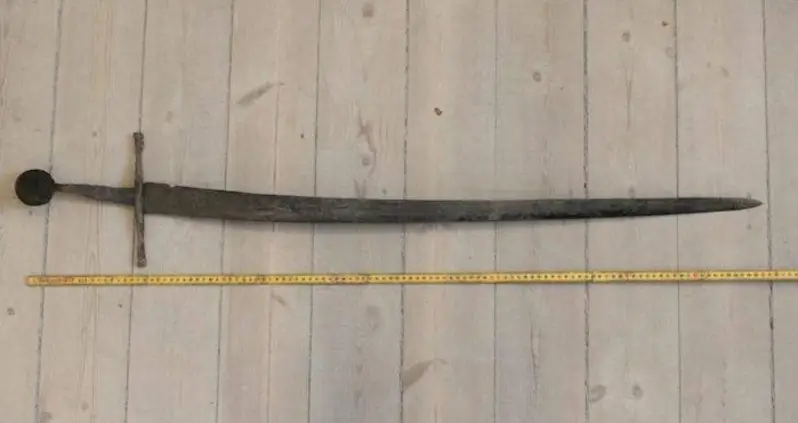 Medieval Sword Pulled Out Of Danish Sewer With Blade Still Intact