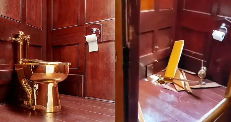 $6 Million Solid Gold Toilet Stolen From Winston Churchill’s Family Home