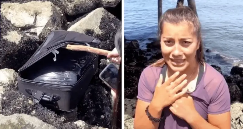 Seattle Teens Find Suitcase Stuffed With Human Remains — And Post The Video To TikTok