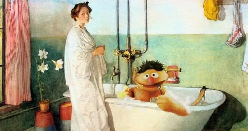 Classic Paintings With A Sesame Street Twist