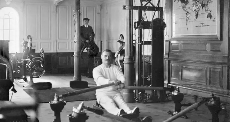 Explore The <em>Titanic’s</em> Opulent, State-Of-The-Art Gym