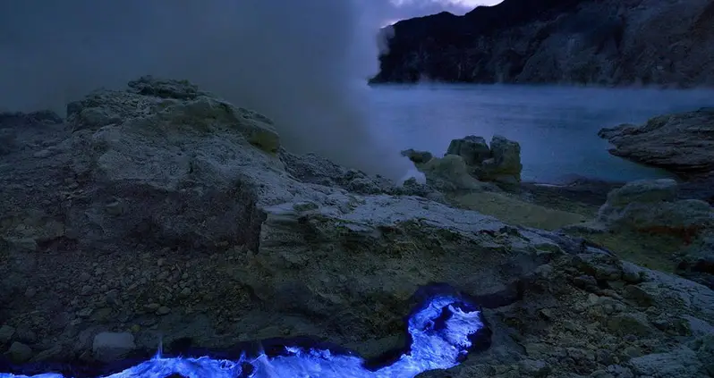 The Mesmerizing Blue Fire Of Kawah Ijen Volcano