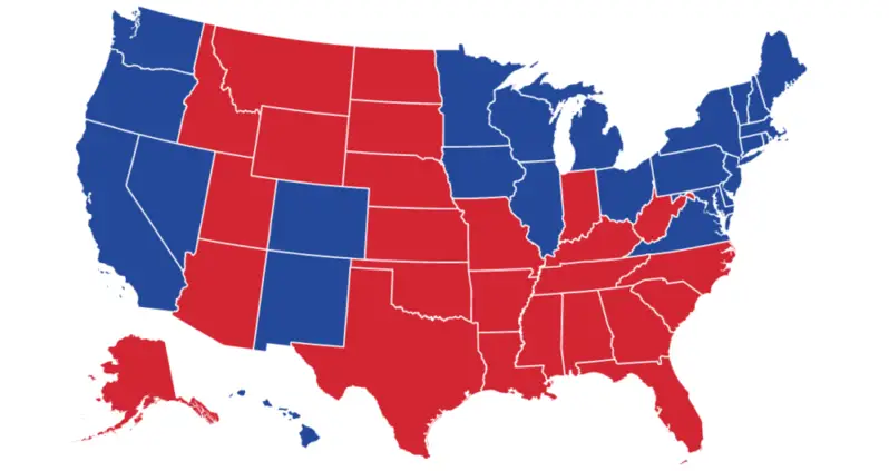 This Would Have Been The Electoral Map If Bernie Sanders Had Run Against Trump
