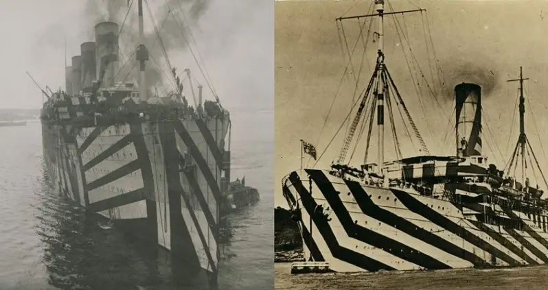 25 Eye-Popping Photos Of World War I & II Dazzle Camouflage