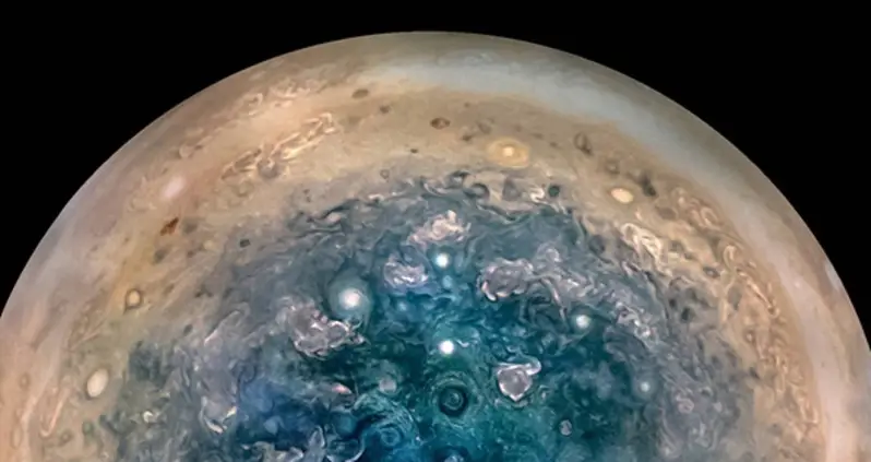 Jupiter Covered In Earth-Sized Cyclones, Just-Released Photos Show