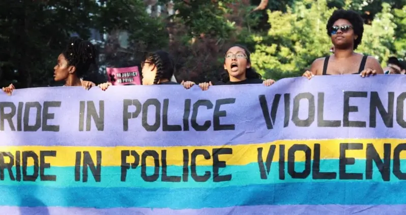 Black Lives Matter Activists Protest Gay Pride Celebrations Around The Country