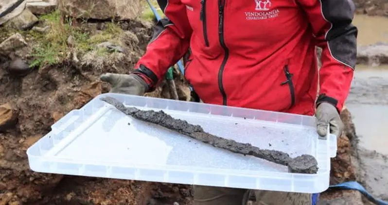 Ancient Roman Swords Found Inside Fort Along Hadrian’s Wall