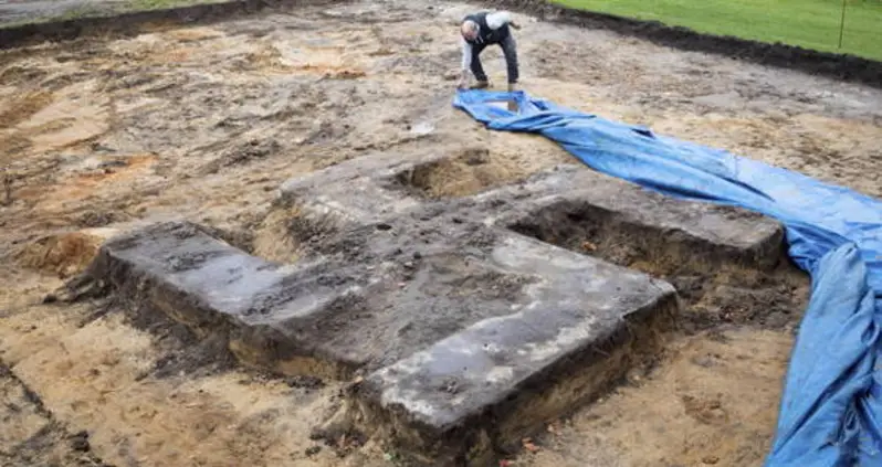 This Huge Swastika Was Underneath A City For Decades And No One Knew It Was There