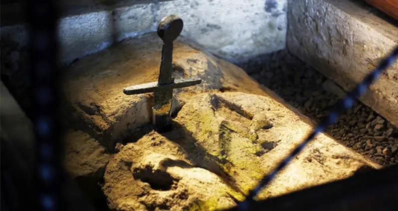 The Legend Of The Real Sword In The Stone And The Person It Actually Belonged To