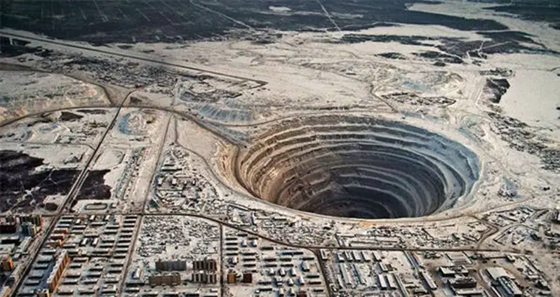 The Mirny Diamond Mine Might Be The Most Mysterious Hole Ever
