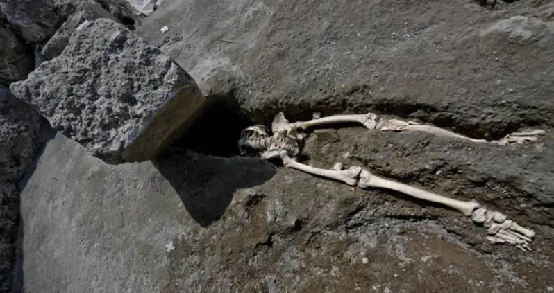Headless Skeleton Of Man Trying To Flee Vesuvius Eruption Found At Pompeii