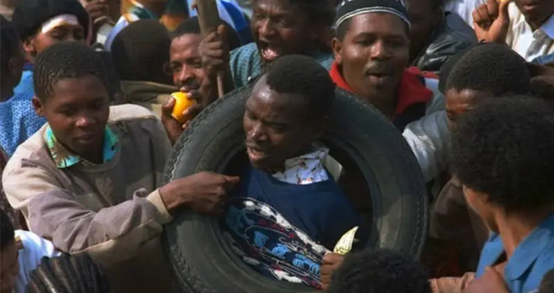 Death By Tire Fire: A Brief History Of “Necklacing” In Apartheid South Africa