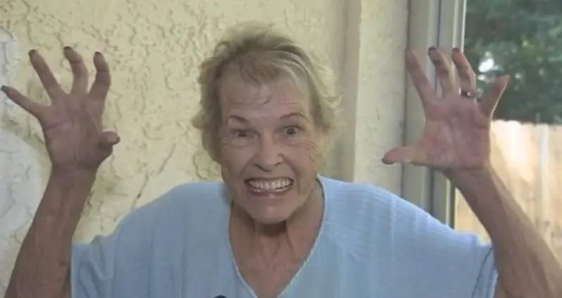 Florida Grandma Takes Out Dentures To Scare Off Naked Intruder