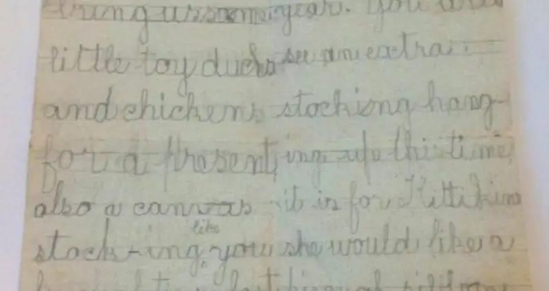 Remarkable 120-Year-Old Letter To Santa Discovered In England