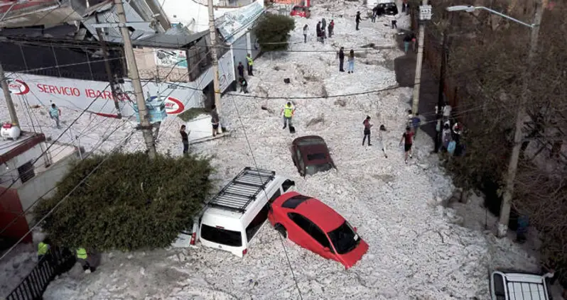 A Massive Hail Storm Buried Mexico In A Layer Of Ice — In June