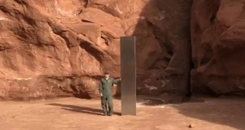 Somebody Put A 12-Foot Monolith In The Utah Desert And Nobody Knows Why