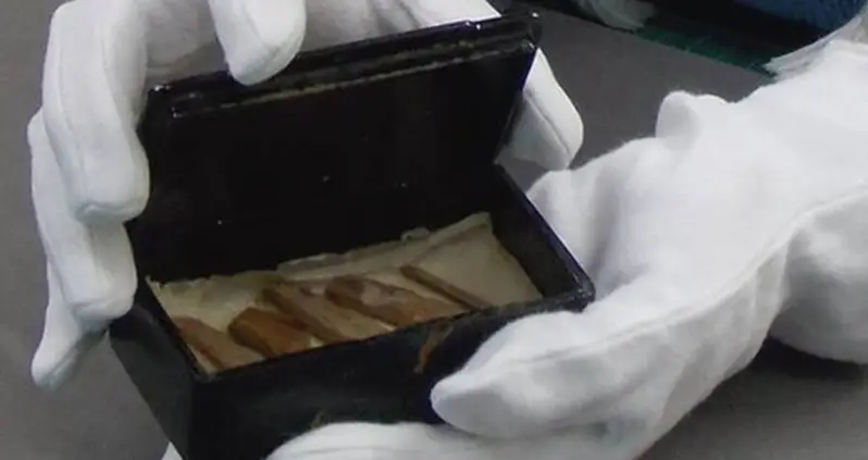 An Artifact From Egypt’s Great Pyramid Was Just Found In A Cigar Box In Scotland