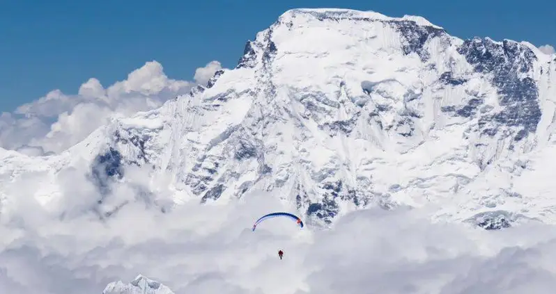 This South African Climber Just Made The First Legal Paraglide Flight Off Mount Everest