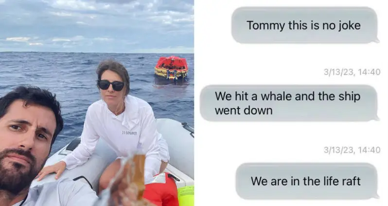 A Sailboat Crew Was Just Rescued In The Pacific Ocean After A Giant Whale Sunk Their Ship