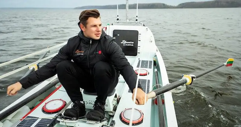 Lithuanian Rower Becomes Third Person In The World To Complete A Solo Journey Across The Atlantic