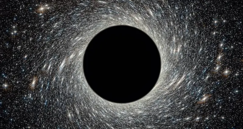 Astronomers Use An Optical Illusion To Reveal An Ultramassive Black Hole 30 Billion Times Bigger Than The Sun