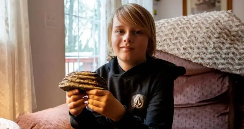A 9-Year-Old Boy Just Found A Prehistoric Mammoth Tooth While Playing In His Grandma’s Backyard