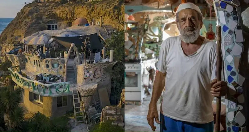 Israel Seeks To Evict A Man Who Has Lived In A Handmade ‘Hermit House’ On The Beach For More Than 50 Years