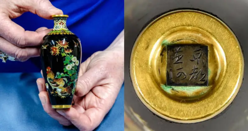 Vase Bought At Thrift Store For $3.30 Turns Out To Be Rare Japanese Antique