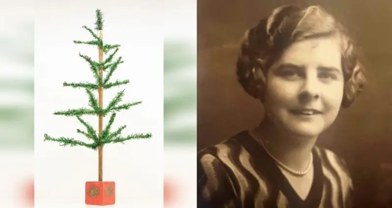 This 103-Year-Old Artificial Christmas Tree Just Sold For $4,000 At Auction