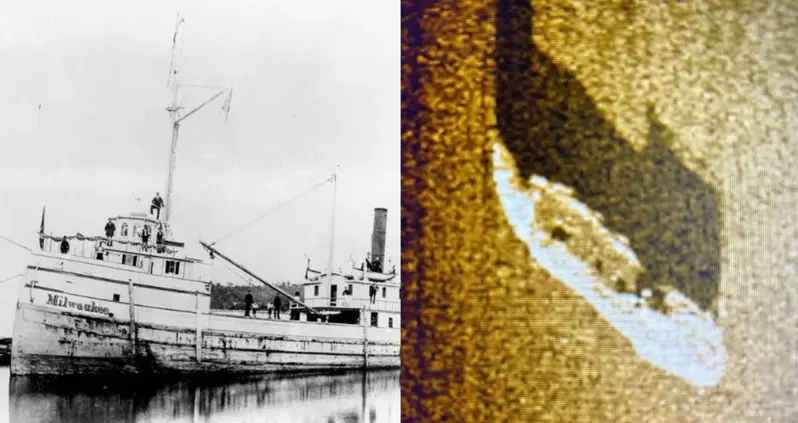 Researchers Locate The 1886 Shipwreck Of The Steamship <em>Milwaukee</em> On The Bottom Of Lake Michigan Using Newspaper Articles