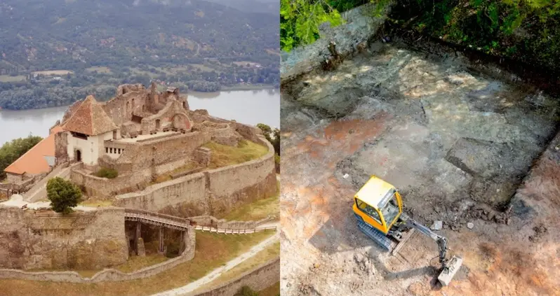 The Remains Of A 14th-Century Church Were Found Under The Tennis Court At Visegrád Castle In Hungary