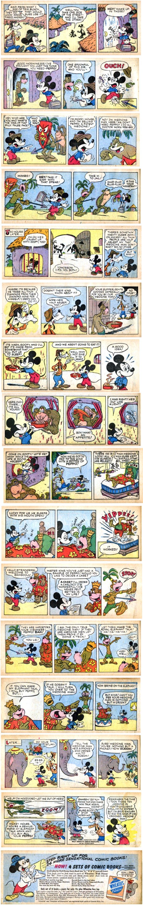 Mickey Mouse Speed Dealer Comic