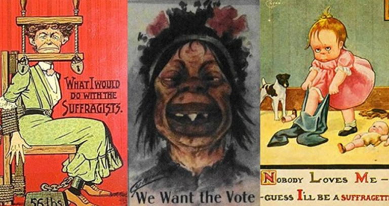 Sexist Anti Suffrage Postcards