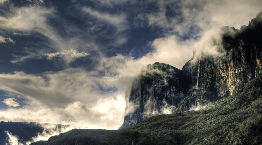 Looking Up At Mountain