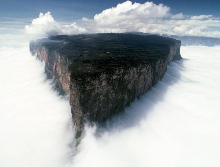 Mount Roraima Surrounded By Clouds