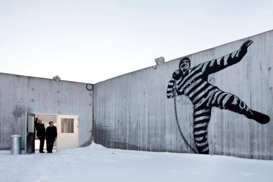 Halden Mural In Winter