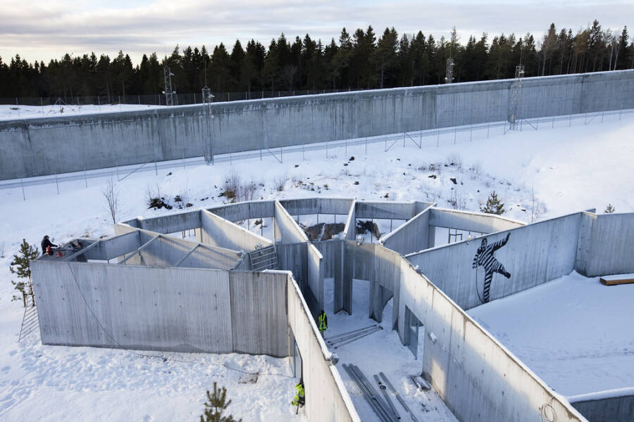 Halden Prison In The Snow