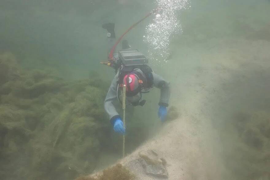 Sunken Village In Lake Lucerne