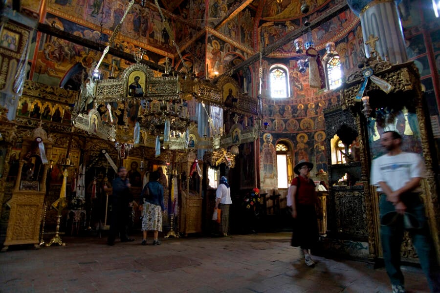 Meteora Monastery Interior