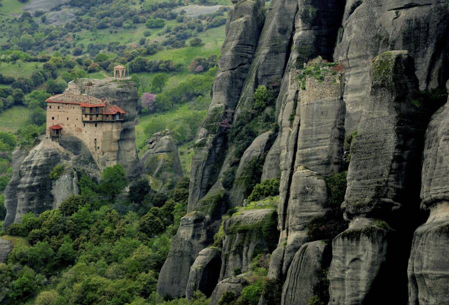 The Beautiful Sky-High Monasteries Of Meteora In Greece