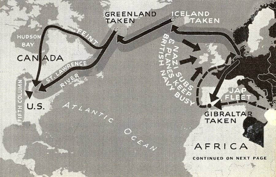 Axis Invasion Of America Through Canada