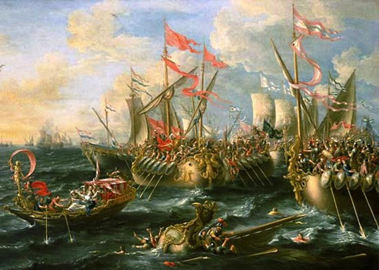 Battle Of Marathon Painting