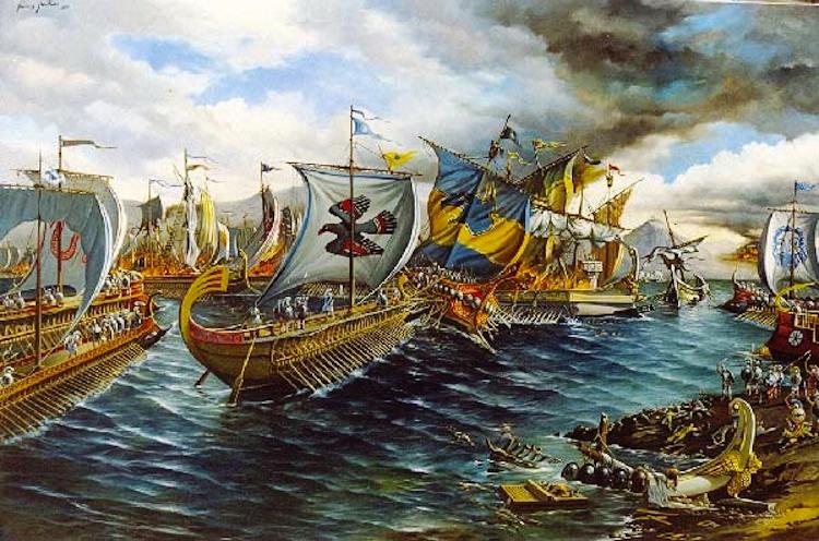 Ancient Greek Fighting Ship