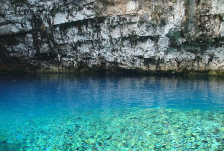 Most Beautiful Lakes Melissani Greece Picture