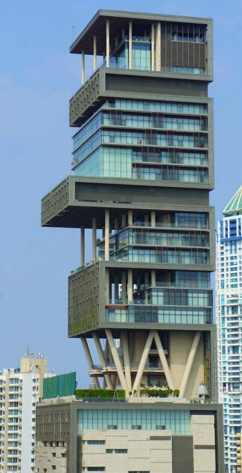 Inside Mukesh Ambani's iconic Antilia home in Mumbai | Architectural Digest  India