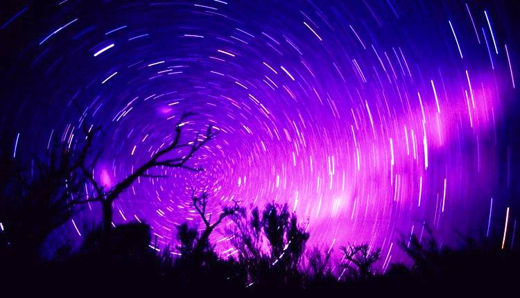 Beautiful Star Trails Photograph