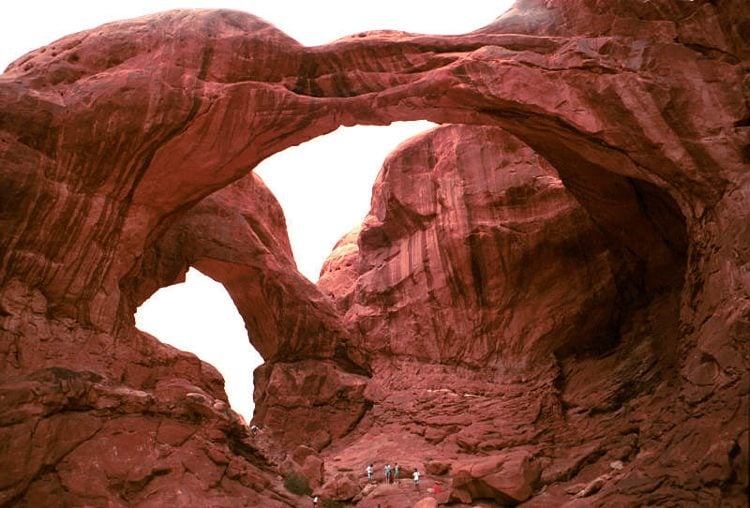 Incredible Rock Formations Arches National Park Formations From Below