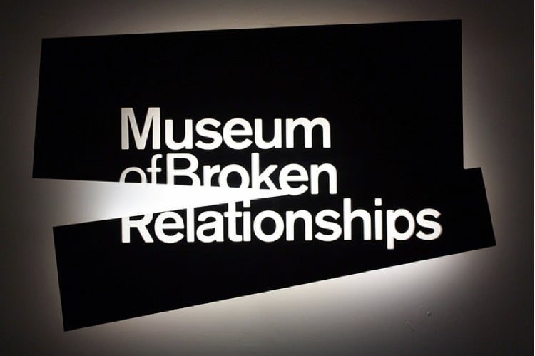 Museum Of Broken Relationships Sign