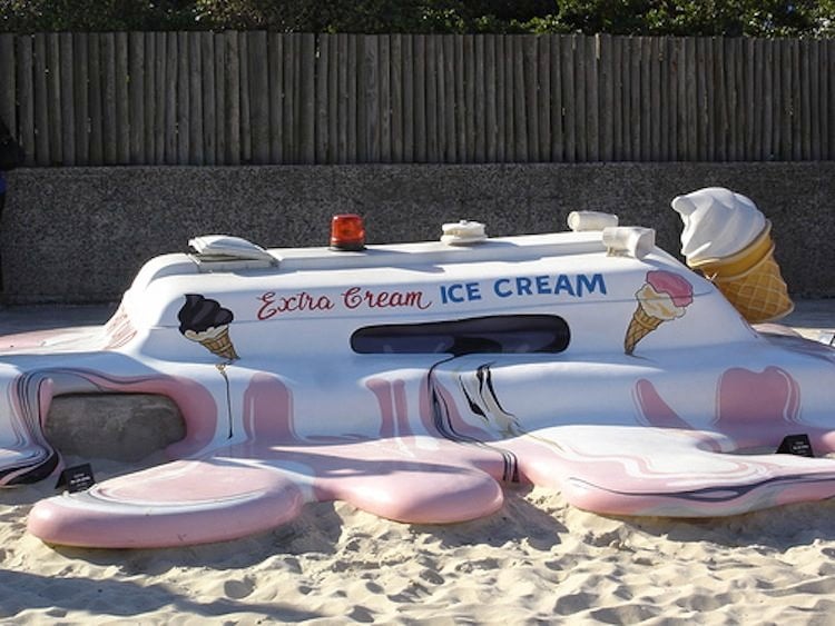 Amazing Installation Melted Ice Cream 2